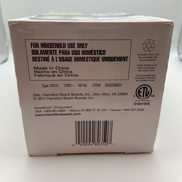 Hamilton Beach 12 Cup Coffee/Spice Grinder - Picture 7 of 7